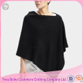 2017 Solid color plain nepal wholesale women cashmere wool winter ponchos for women